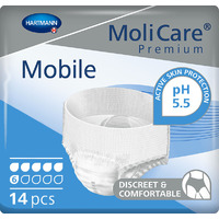 MoliCare Premium Mobile 6Drop (14PK) XS, S, M, L or XL