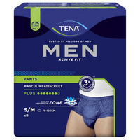 Tena Pants Men Active Fit Plus (9PK | S/M)