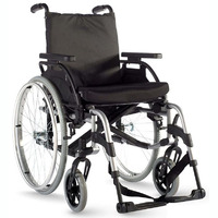 Breezy BasiX2 SP Wheelchair (125kg) 2 Widths