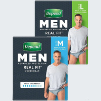 Depend® Real-Fit Underwear for Men (8PK) M or L