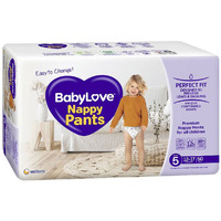 BabyLove Nappy Pants Size5 (12-17kg | 50PK) Boy/Girl