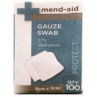 Mend-Aid Gauze Swab (100PK) - Multiple Sizes