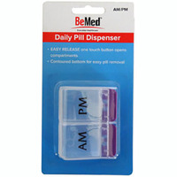 Daily Pill Dispenser - 2 Section AM/PM