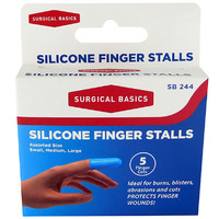 Surgical Basics Silicone Finger Stalls